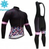Set Fietsshirt Lange Mouw + Lange Koersbroek 2017 CCC Liv Dames N006 Winter Thermal Fleece